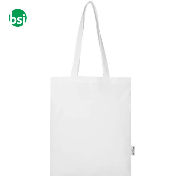 Tote bag in cotone riciclato GRS 7L Peru Blend -  3