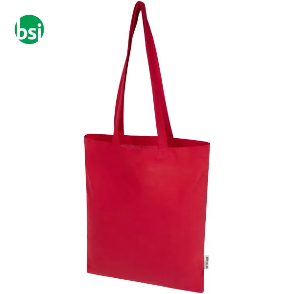 Tote bag in cotone riciclato GRS 7L Peru Blend -  9