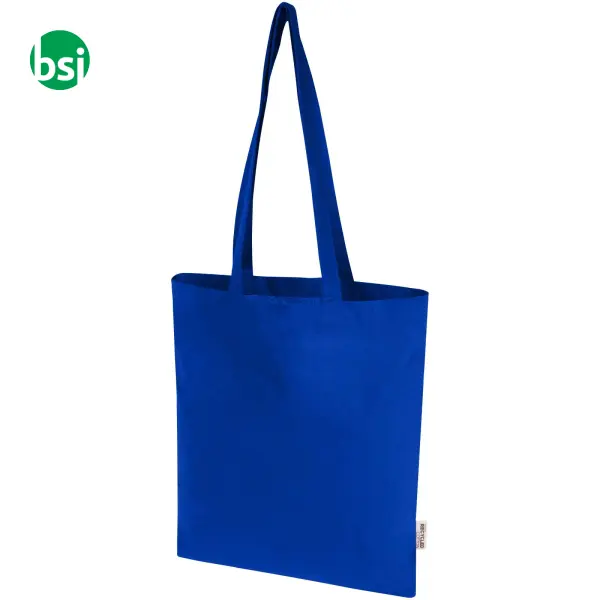 Tote bag in cotone riciclato GRS 7L Peru Blend -  10