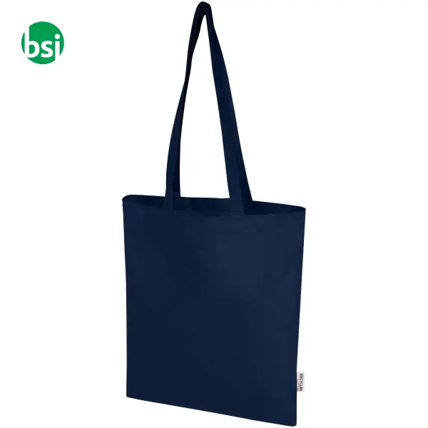 Tote bag in cotone riciclato GRS 7L Peru Blend -  11