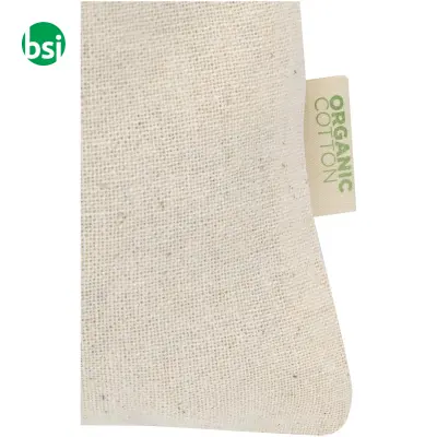 Sacchetto regalo in tessuto biologico 15x10cm Odisha - Immagine 4