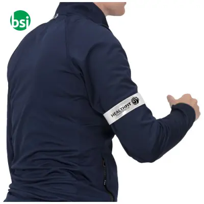 Fascia riflettente di sicurezza personalizzabile 38 cm Mats - Immagine 2