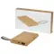 Power bank personalizzabili da 5000 mAh in bamboo Tulda - Anteprima 6
