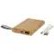 Power bank personalizzabili da 5000 mAh in bamboo Tulda - Anteprima 7