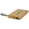 Power bank personalizzabili da 5000 mAh in bamboo Tulda - Anteprima 2