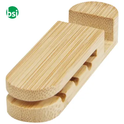 Organizer per cavi personalizzabile in bamboo Edulis - Immagine 5