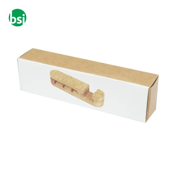 Organizer per cavi personalizzabile in bamboo Edulis -  3