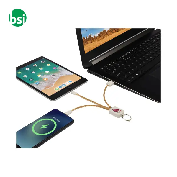 Cavo di ricarica 3 in 1 personalizzabile Bates -  3