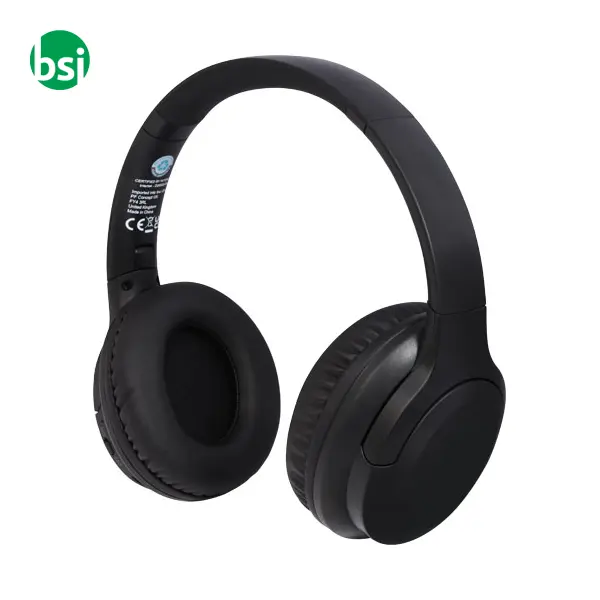 Cuffie personalizzabili Bluetooth in plastica riciclata Loop -  1