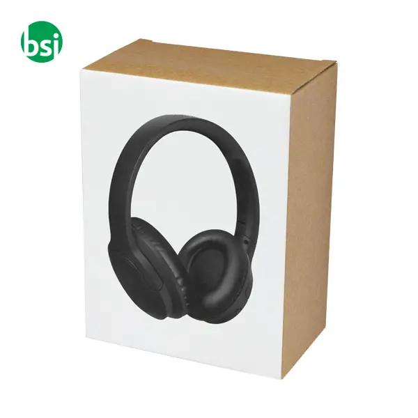 Cuffie personalizzabili Bluetooth in plastica riciclata Loop -  2
