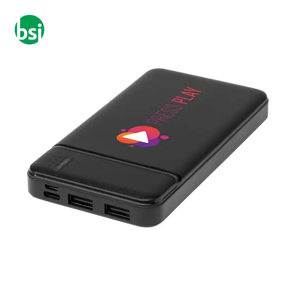 Power bank personalizzato plastica riciclata 10.000 mAh Loop -  2