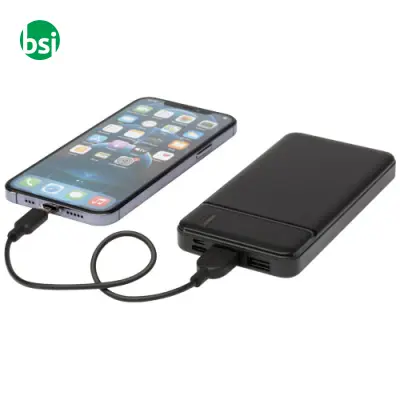 Power bank personalizzato plastica riciclata 10.000 mAh Loop - Immagine 8