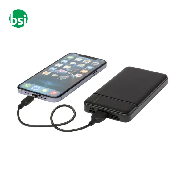 Power bank personalizzato plastica riciclata 10.000 mAh Loop -  8