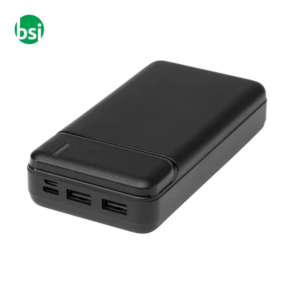 Power bank personalizzati plastica riciclata 20.000 mAh Loop -  1