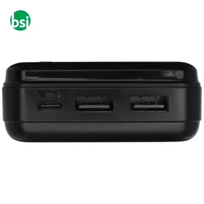 Power bank personalizzati plastica riciclata 20.000 mAh Loop - Immagine 9