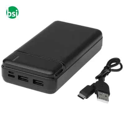 Power bank personalizzati plastica riciclata 20.000 mAh Loop - Immagine 7