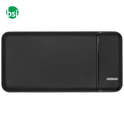 Power bank personalizzati plastica riciclata 20.000 mAh Loop - Immagine 4