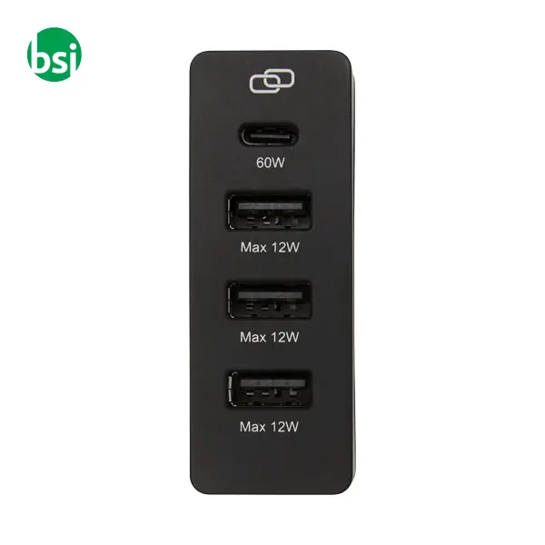 Hub USB Multiporte personalizzabile da72 W PD ADAPT -  8