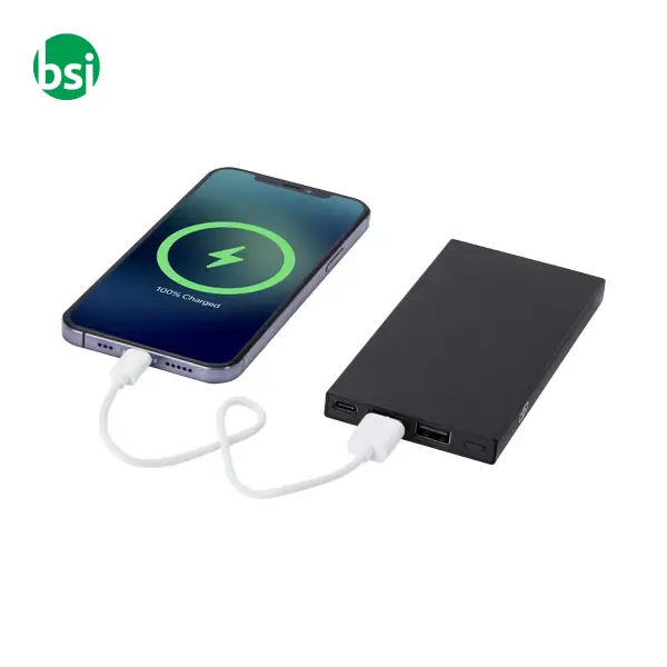 Power bank in alluminio riciclato RCS da 5000 mAh -  7