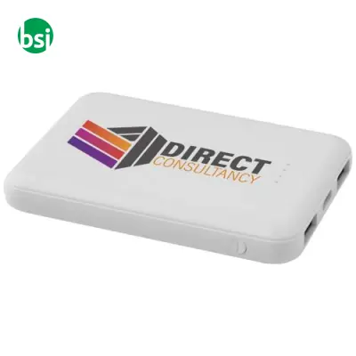 Power bank 5000 mAh Tipo C in plastica riciclata Asama - Immagine 2
