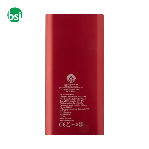 Power bank wireless da 8000 mAh Type C Juice -  5