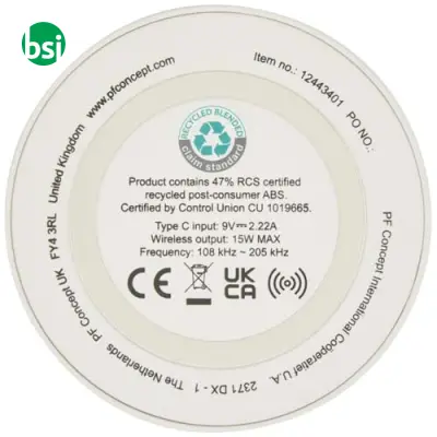 Stazione di ricarica wireless da 15 W Freal - Immagine 5