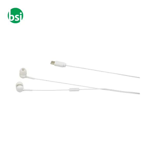 Cuffie tipo C cablate con astuccio Baekdu -  8