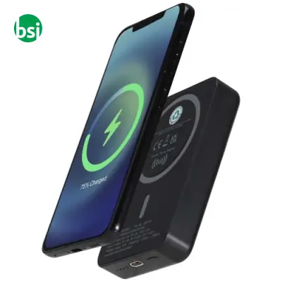 Power bank magnetico wireless da 10.000 mAh Acrab - Immagine 10