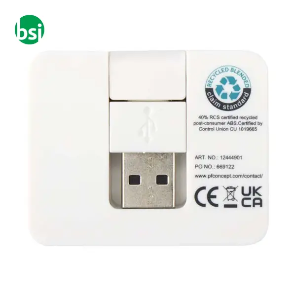 Hub USB a 4 porte e doppio ingresso Gaia -  4