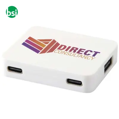 Hub USB a 4 porte e doppio ingresso Gaia - Immagine 2