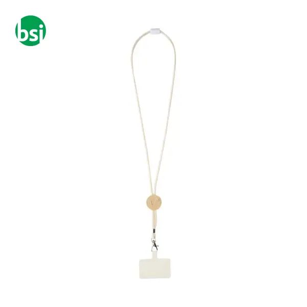 Lanyard per smartphone dettagli in bambù Adhab -  7