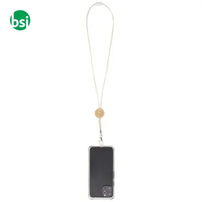 Lanyard per smartphone dettagli in bambù Adhab - Immagine 5