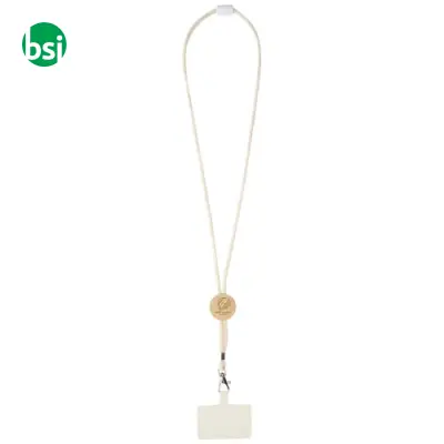 Lanyard per smartphone dettagli in bambù Adhab - Immagine 2