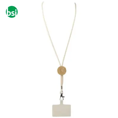 Lanyard per smartphone dettagli in bambù Adhab - Immagine 3