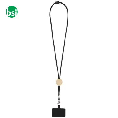 Lanyard per smartphone dettagli in bambù Adhab - Immagine 8
