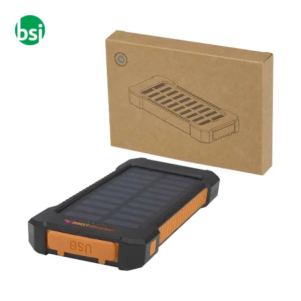 Robusto power bank a energia solare da 5.000 mAh Altair -  2