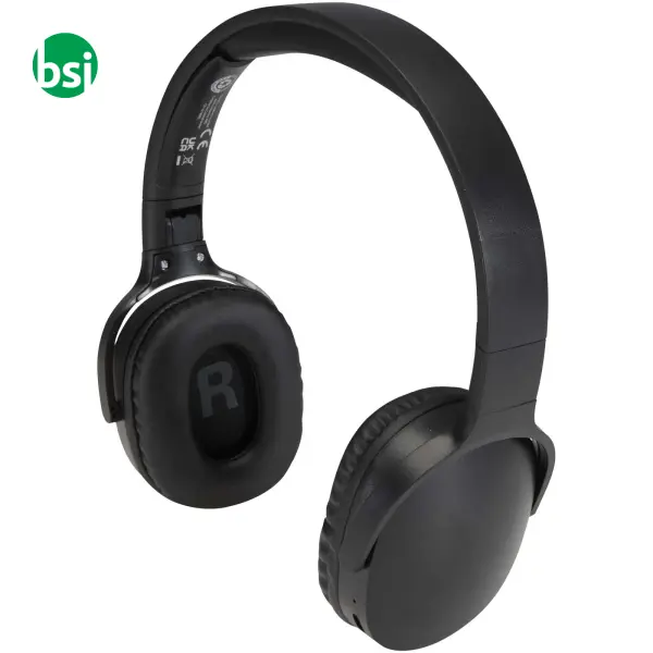 Cuffie Bluetooth over-ear in plastica riciclata Ancha -  1