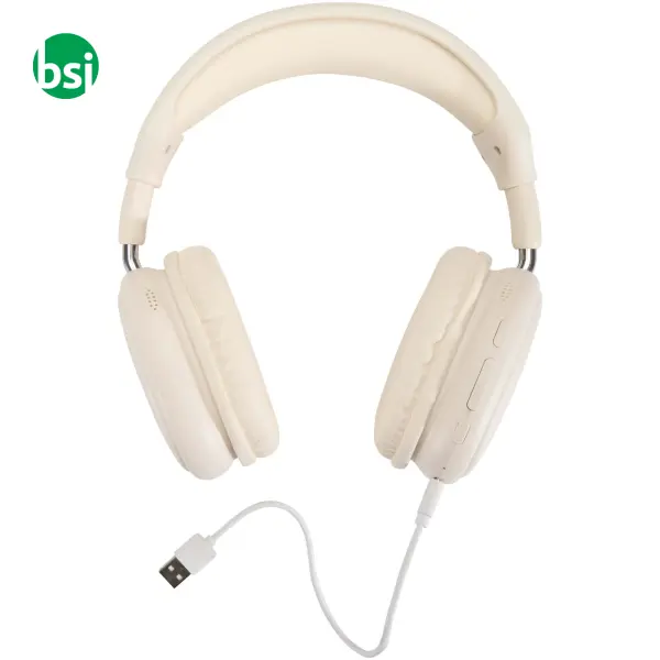Cuffie Bluetooth over-ear wireless plastica riciclata Alzir -  5