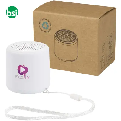 Speaker Bluetooth wireless in plastica riciclata 3W Velkis - Immagine 2
