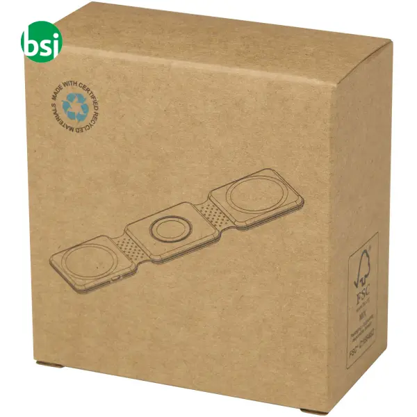 Caricabatterie wireless pieghevole 3 in 1 da 15W Armus -  3