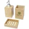 Set da bagno in bamboo personalizzabile 3 pezzi Hedon - Anteprima 2