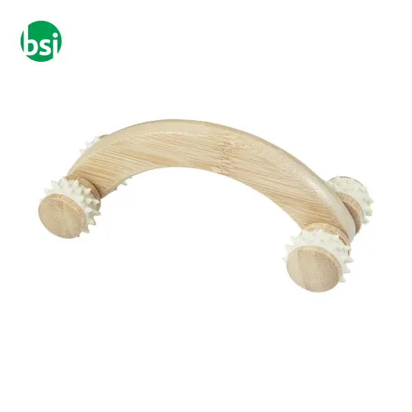 Massaggiatore personalizzabile in bamboo Volu -  1