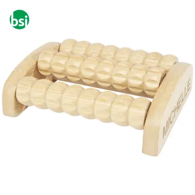 Massaggiatore personalizzabile per piedi  in bamboo Venis - Immagine 3