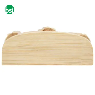 Massaggiatore personalizzabile per piedi  in bamboo Venis - Immagine 4
