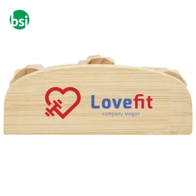 Massaggiatore personalizzabile per piedi  in bamboo Venis - Immagine 2