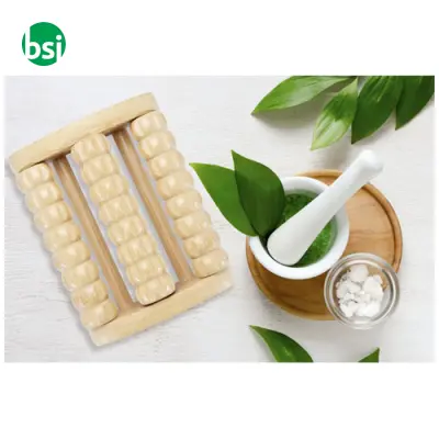 Massaggiatore personalizzabile per piedi  in bamboo Venis - Immagine 7