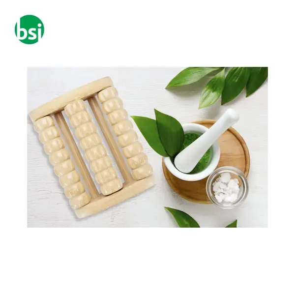 Massaggiatore personalizzabile per piedi  in bamboo Venis -  7