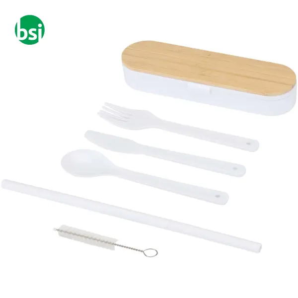 Set di posate con coperchio in bambù Runa -  6