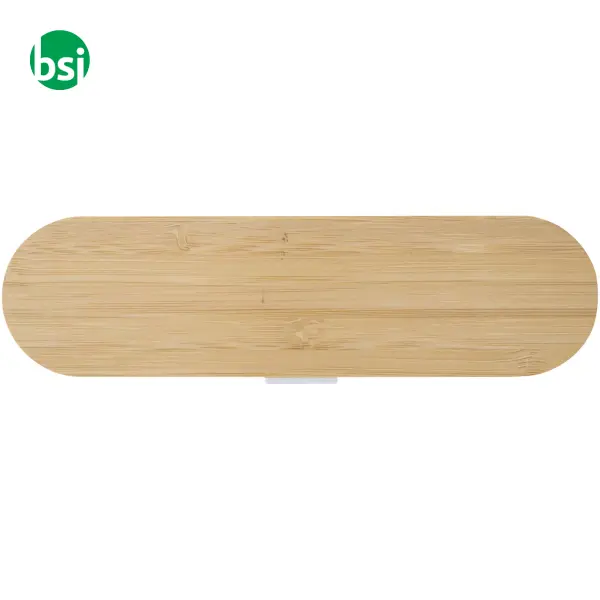 Set di posate con coperchio in bambù Runa -  3