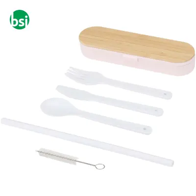 Set di posate con coperchio in bambù Runa - Immagine 7